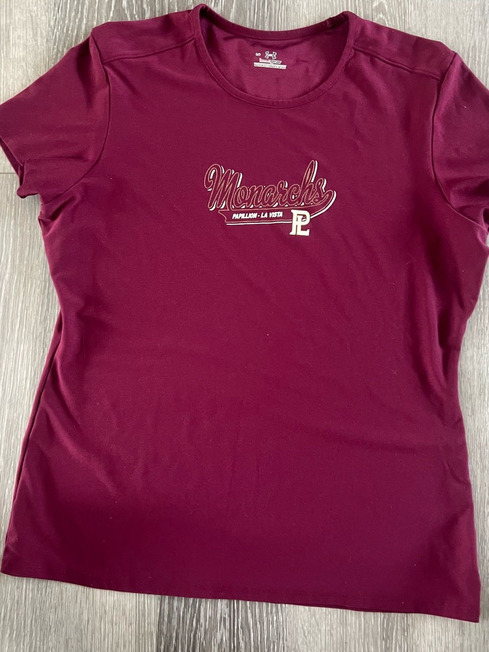 Under Armour Women's Maroon Performance Short-Sleeve Top